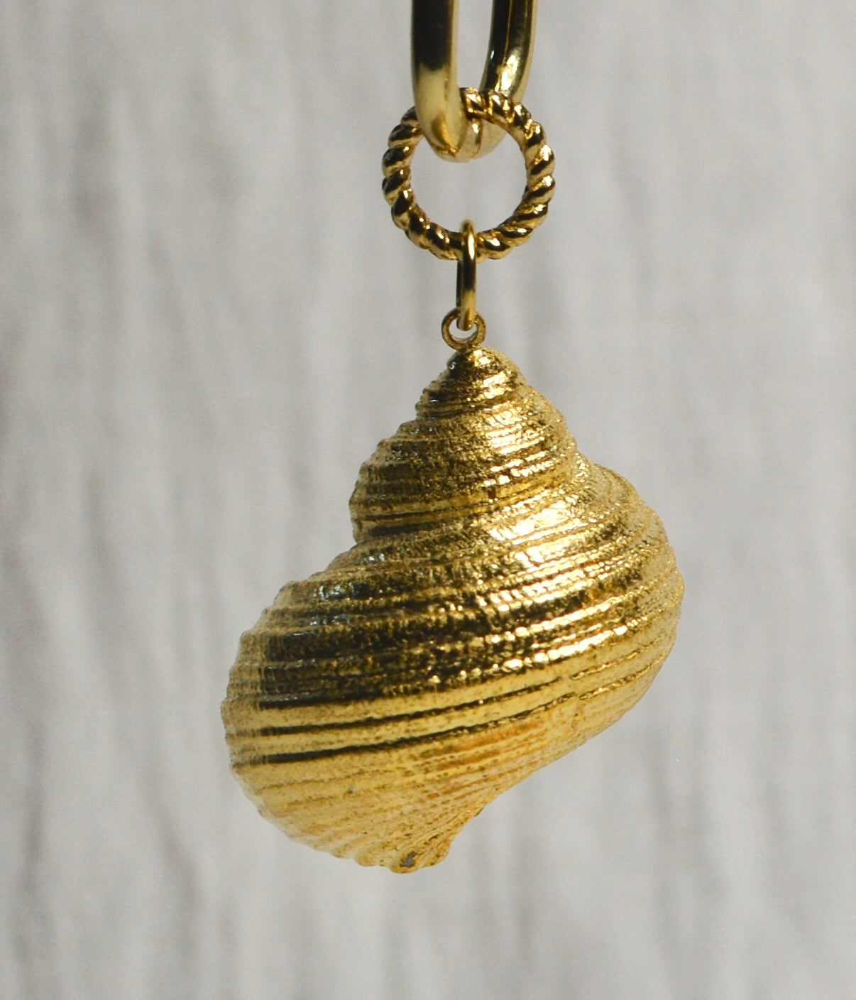 Aretes Caracol Natural