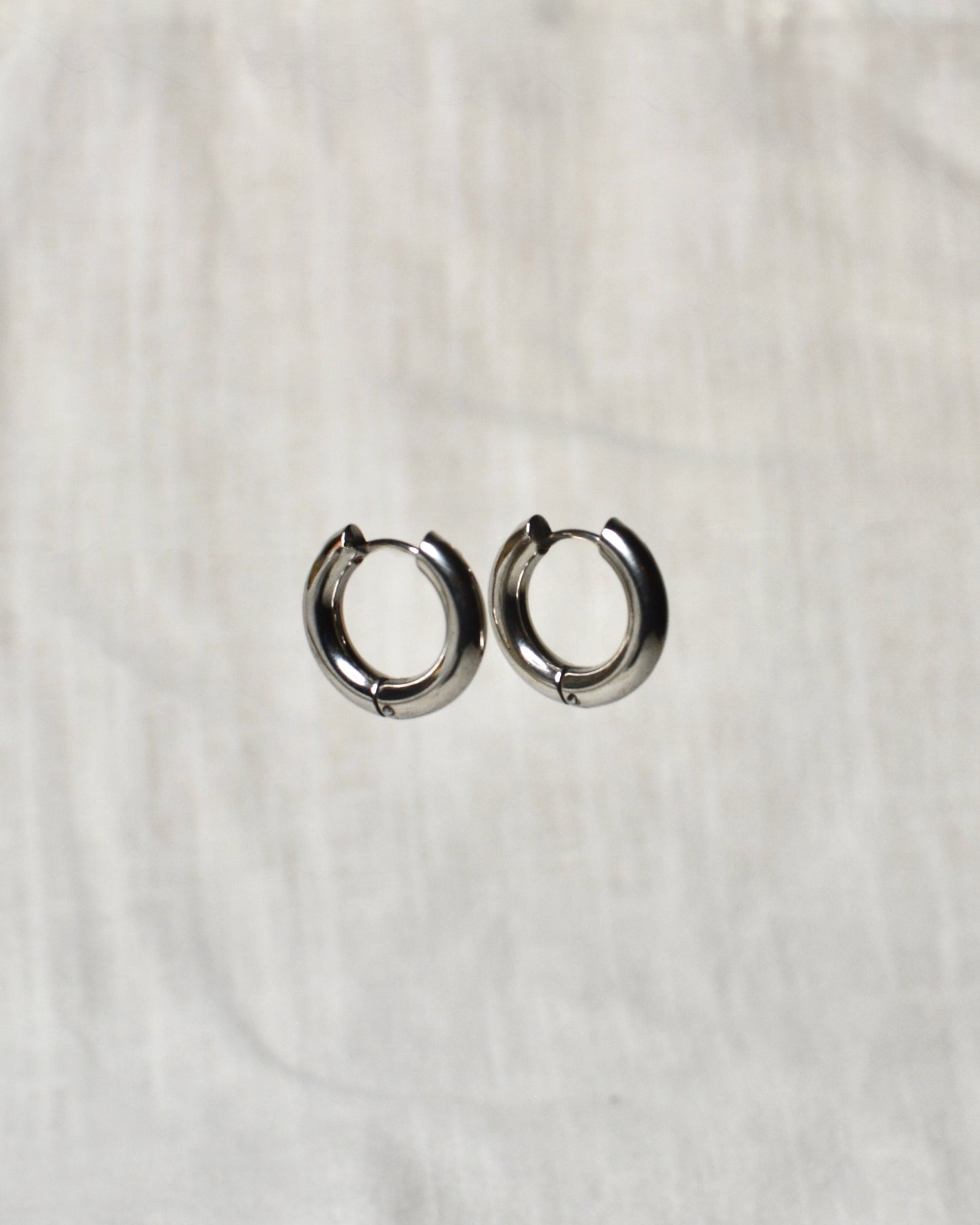 Hoops Acero Silver