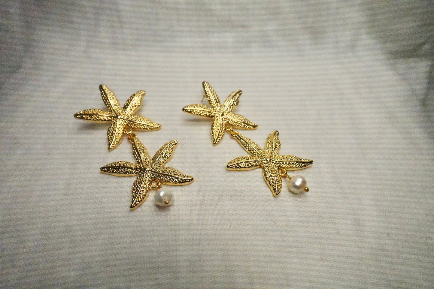 Aretes Estrella Doble
