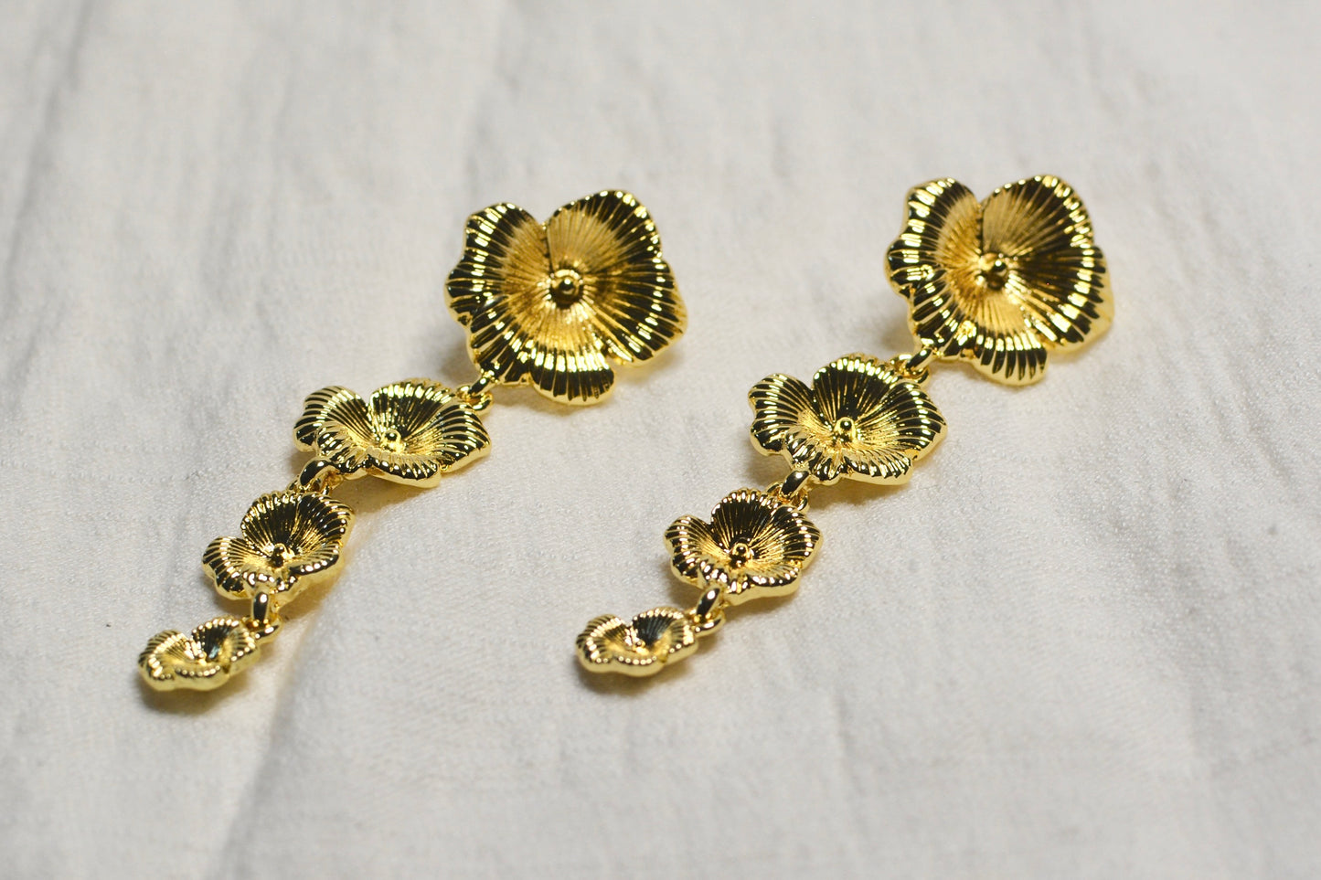 Aretes lluvia de flores
