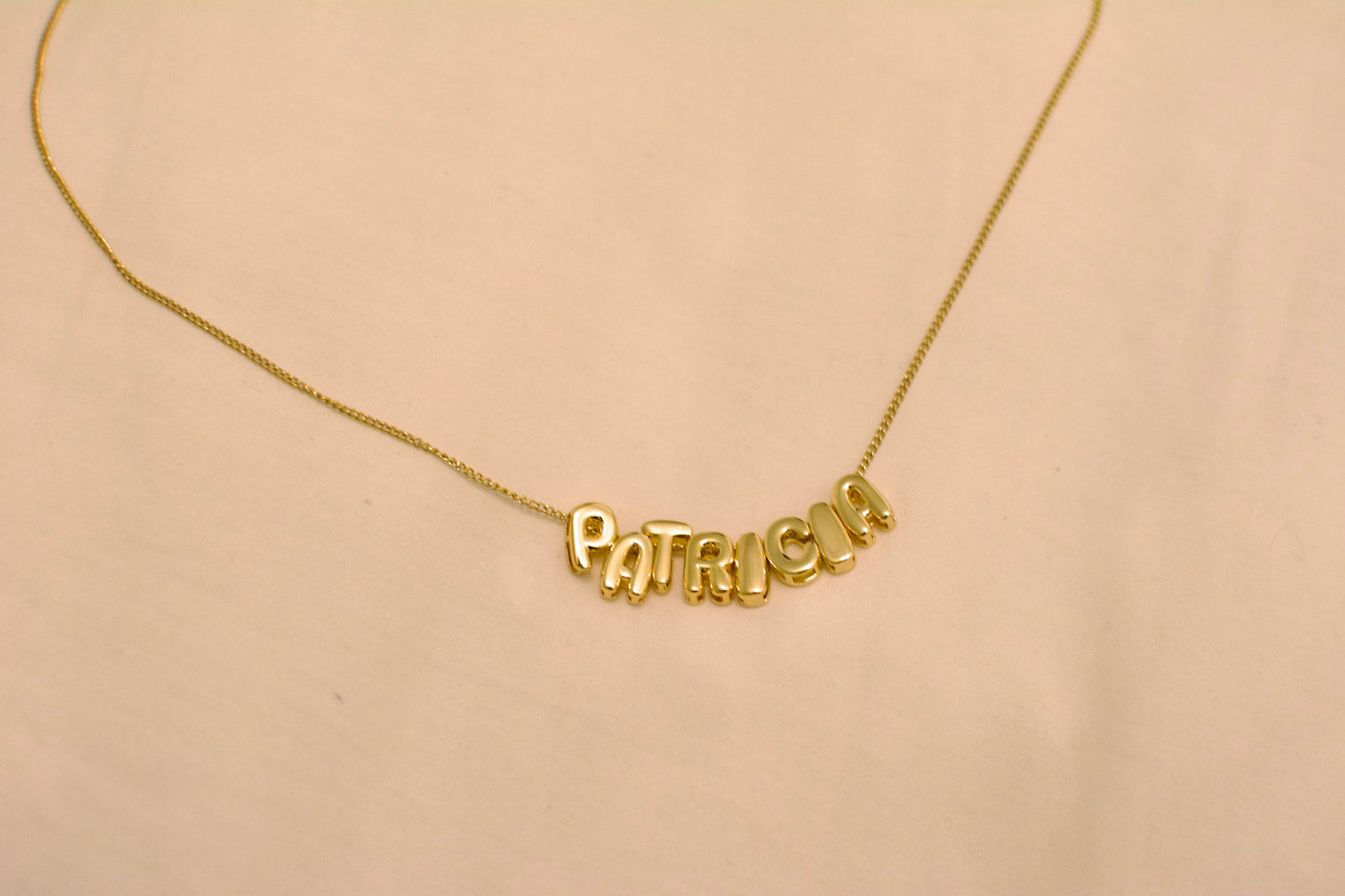 Bubbles Name Necklace