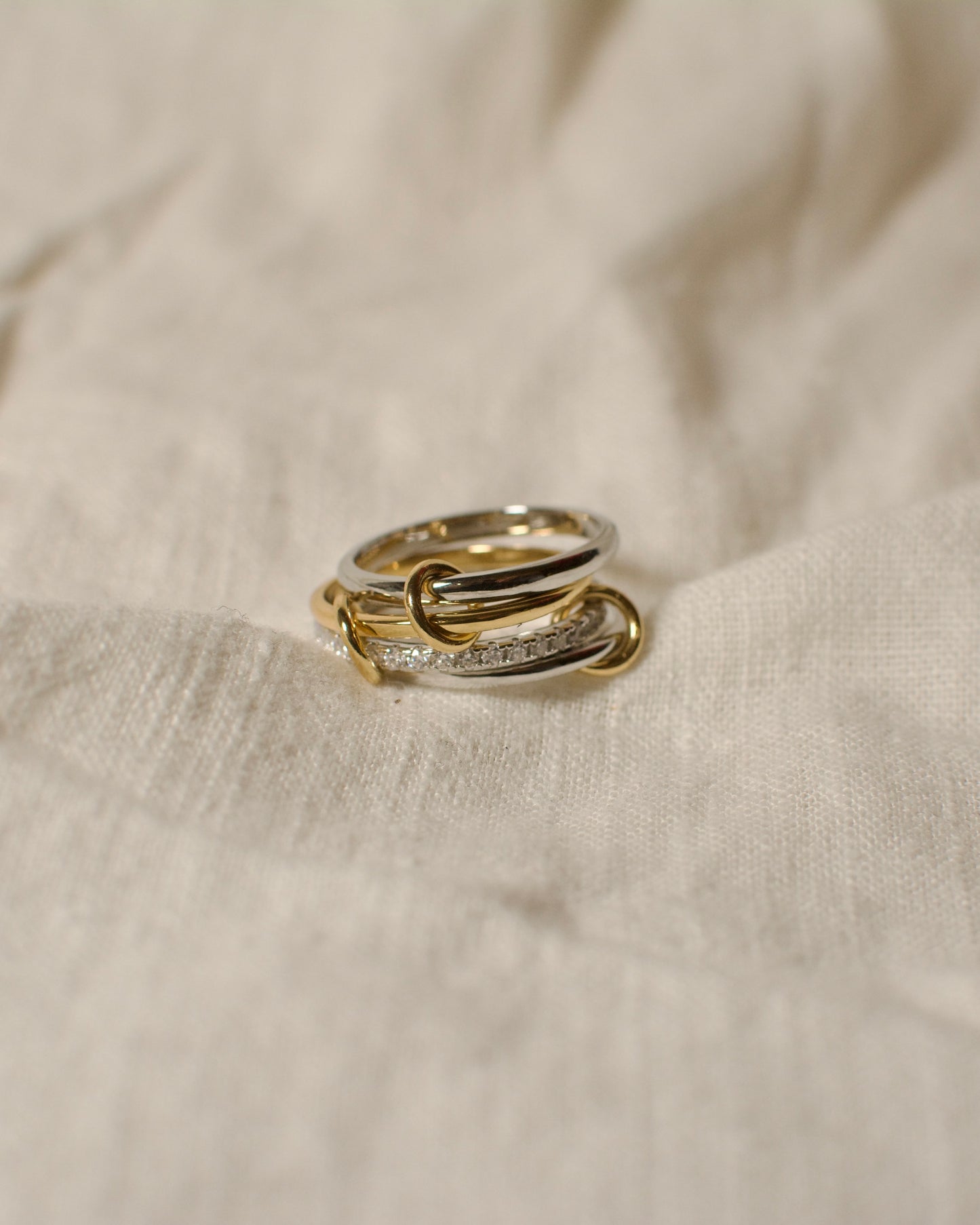 Anillo Camila Dorado/Plata