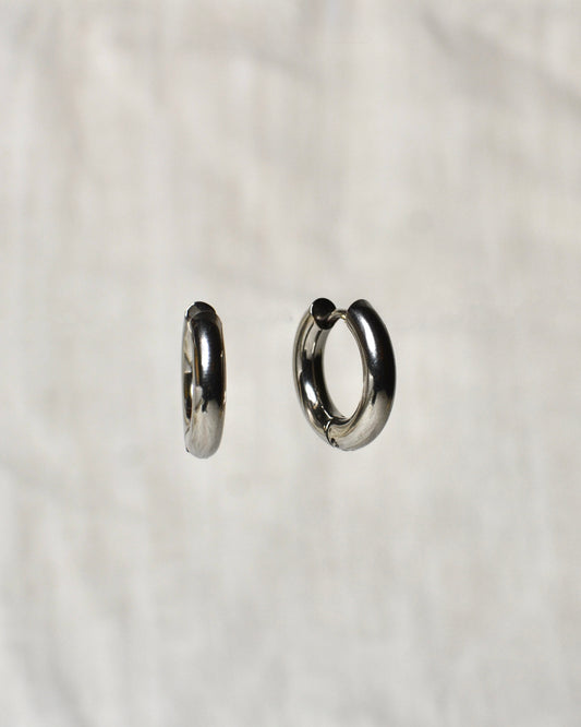 Hoops Acero Silver