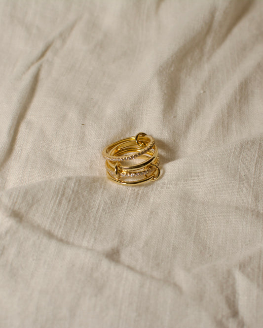 Anillo Camila Dorado Full