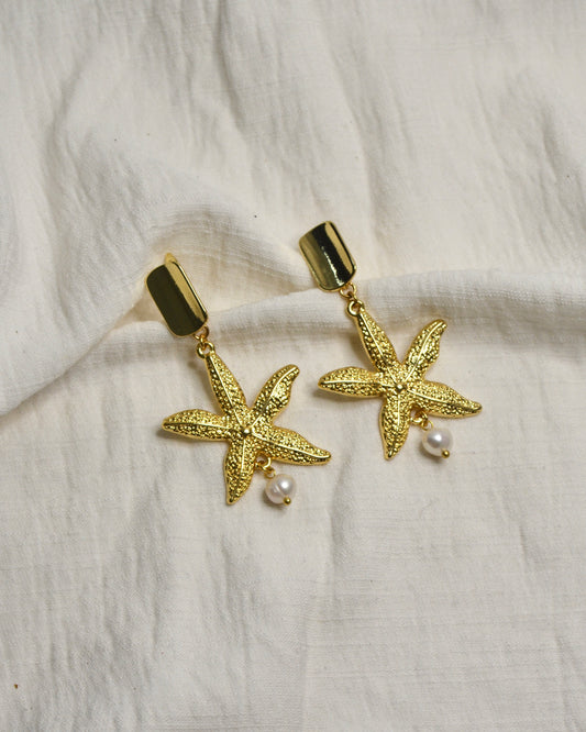 Aretes estrella hoops